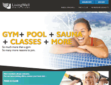 Tablet Screenshot of livingwell.com